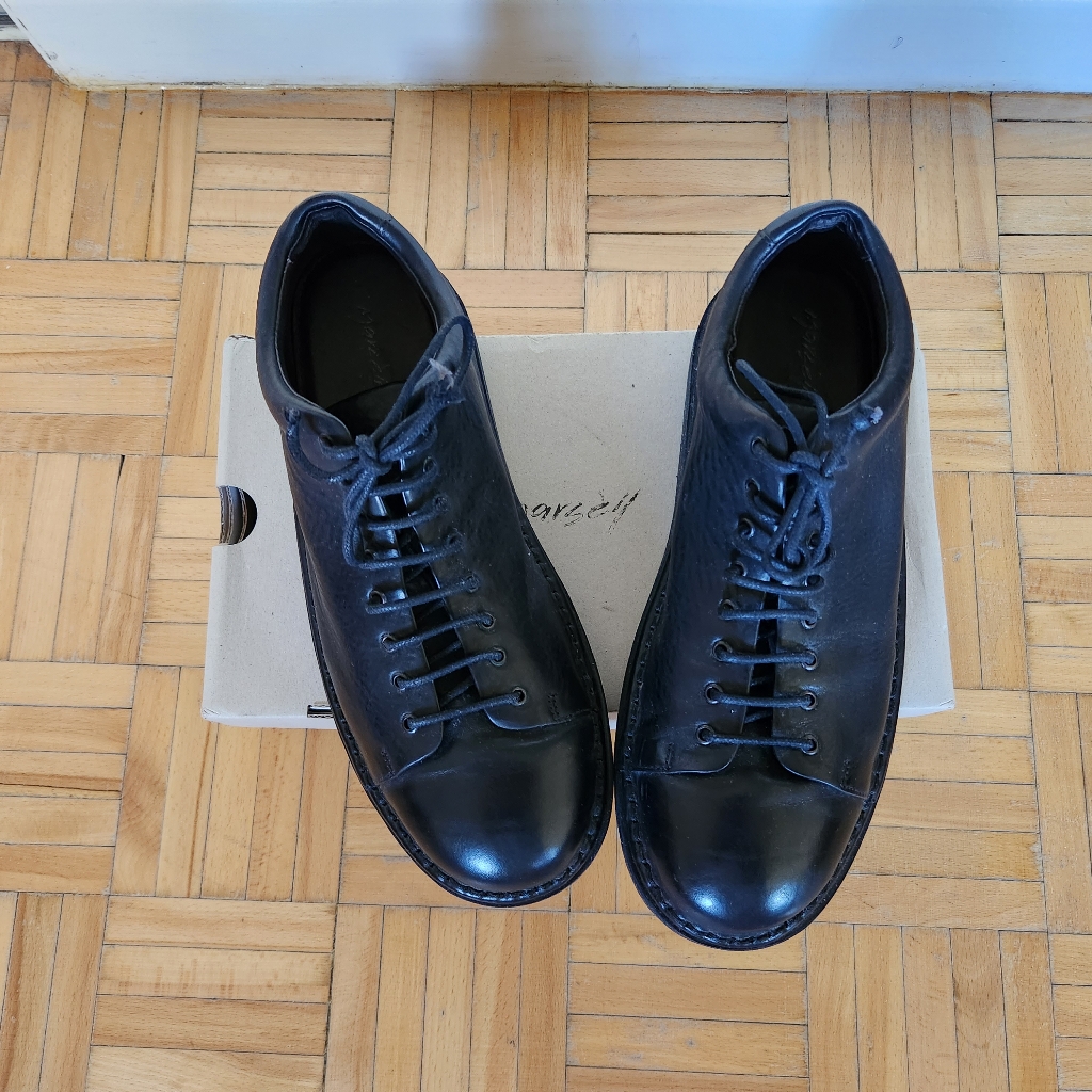 Marsell Pallottola Pedula Black Derby Boots